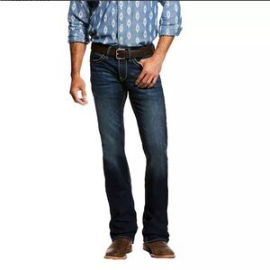 Ariat Men's M7 Dark Blue Jeans